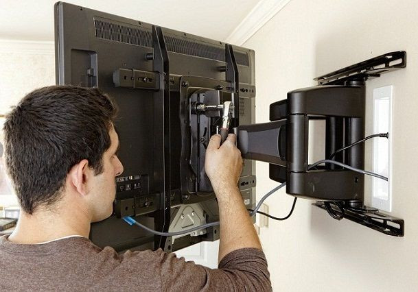 МОНТАЖ ТЕЛЕВИЗОРОВ НА СТЕНУ. LED, LCD, PLASMA. КАЧЕСТВЕННО, - imagine 1
