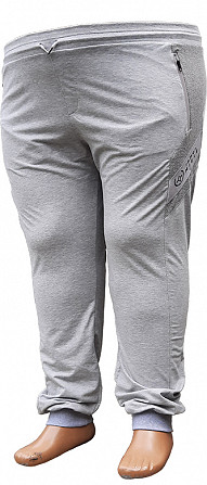 Больших размеров мужские спортивные брюки на манжетах - imagine 1
