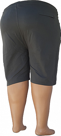 Большого размера мужские домашние шорты из натуральной ткани. - изображение 1