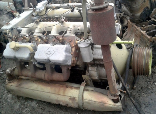 Двигатель IFA 8VD на Fortschritt E-517 - изображение 1
