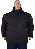 Зимняя мужская непромокаемая куртка большого размера из плащёвки.