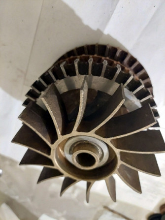 Крыльчатка насоса двигателя 6ЧН12/14 - imagine 1