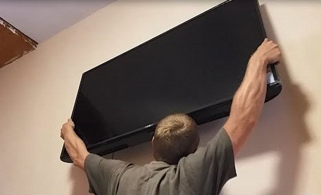 Установить телевизор на стену. Montare televizor pe perete. - imagine 1