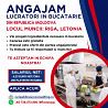 Angajam lucratori in bucatarie pentru Riga, Letonia
